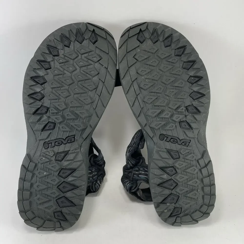 Teva Terra Fi Lite Black Sandals Mens Size 12 M Strappy Outdoor Hiking Athletic